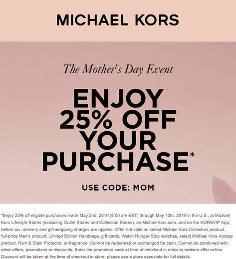 michael kors coupon code june 2019|michael kors coupon.